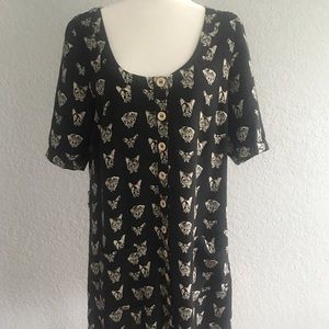 Anthropologie Maeve silk dress M